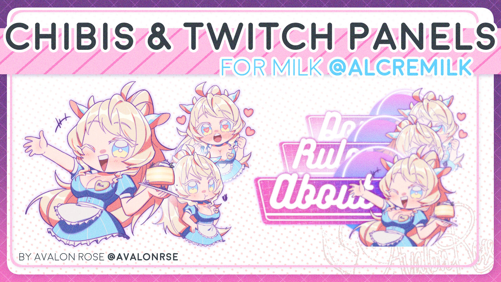 Twitch Panels +Chibis